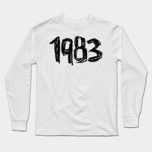 1983 Legend, Birthay Birth Year 1983 Long Sleeve T-Shirt